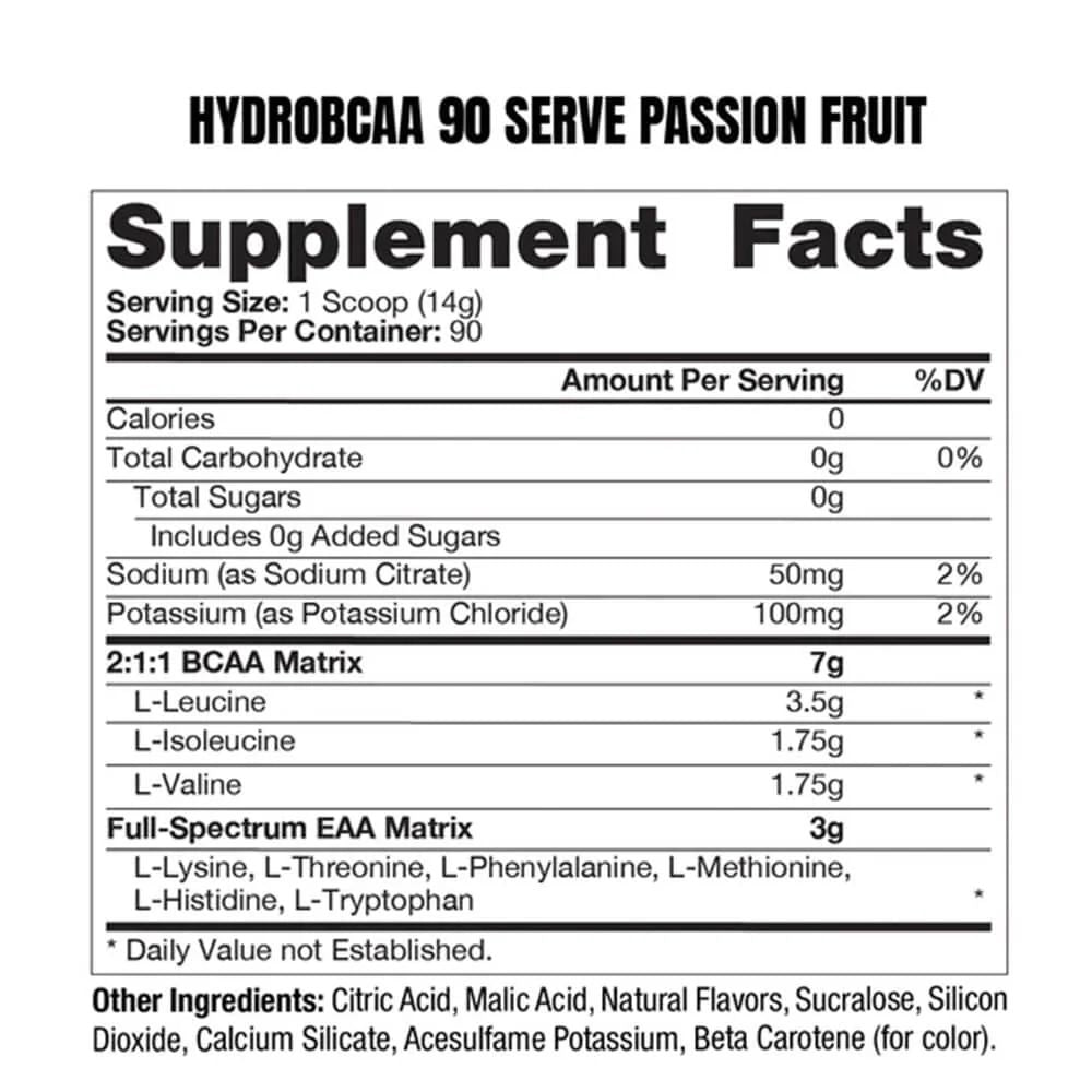 BCAA Esenciales HydroBCAA para Recuperación (90 servicios)