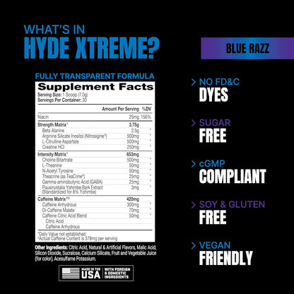 HYDE Xtreme Pre entreno