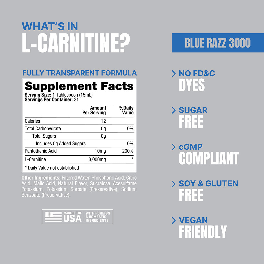 Carnitina Liquida L-Carnitine 3000