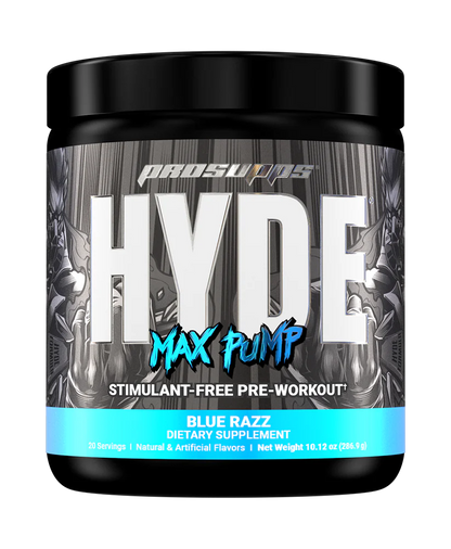 HYDE Max Pump Pre entreno sin cafeína